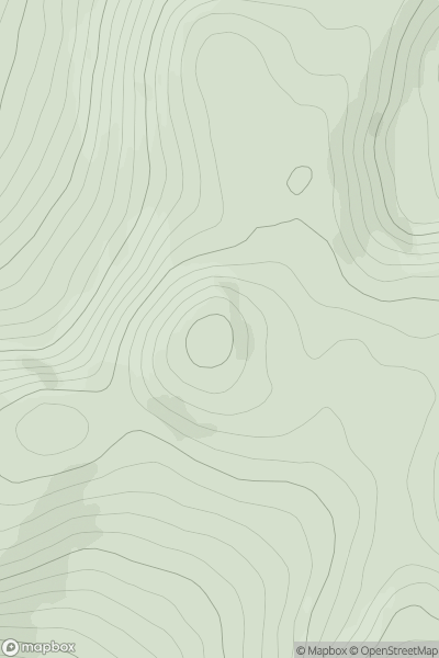 Thumbnail image for Meall Dubh [Braemar to Montrose] showing contour plot for surrounding peak